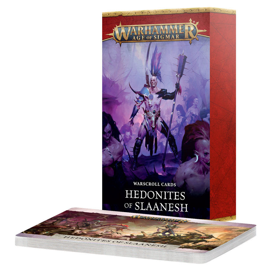 Age of Sigmar: Hedonites of Slaanesh: Warscroll Cards