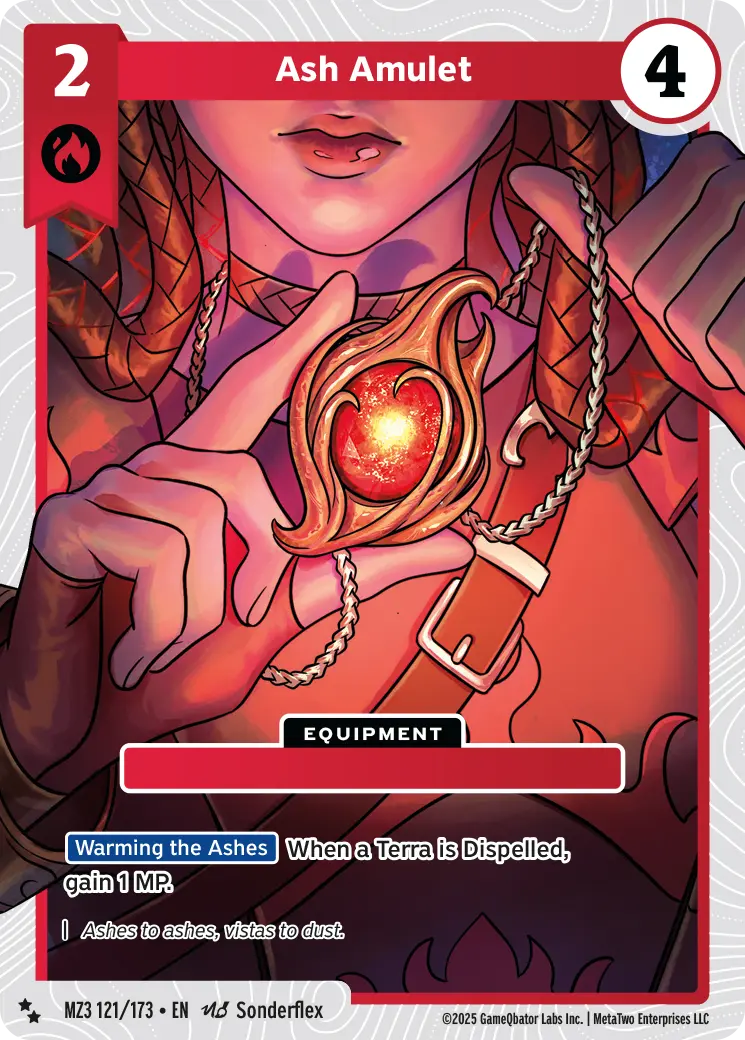 Ash Amulet MZ3_121 Super Rare