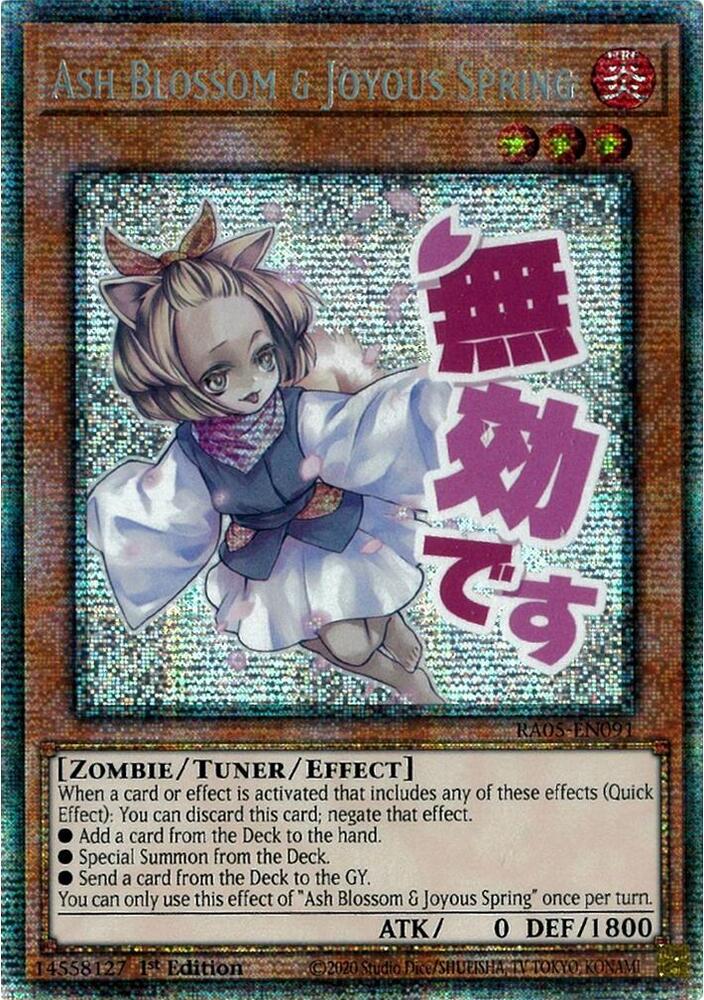 Ash Blossom & Joyous Spring (Starlight Rare) - Rarity Collection 5 (RA05-EN091)