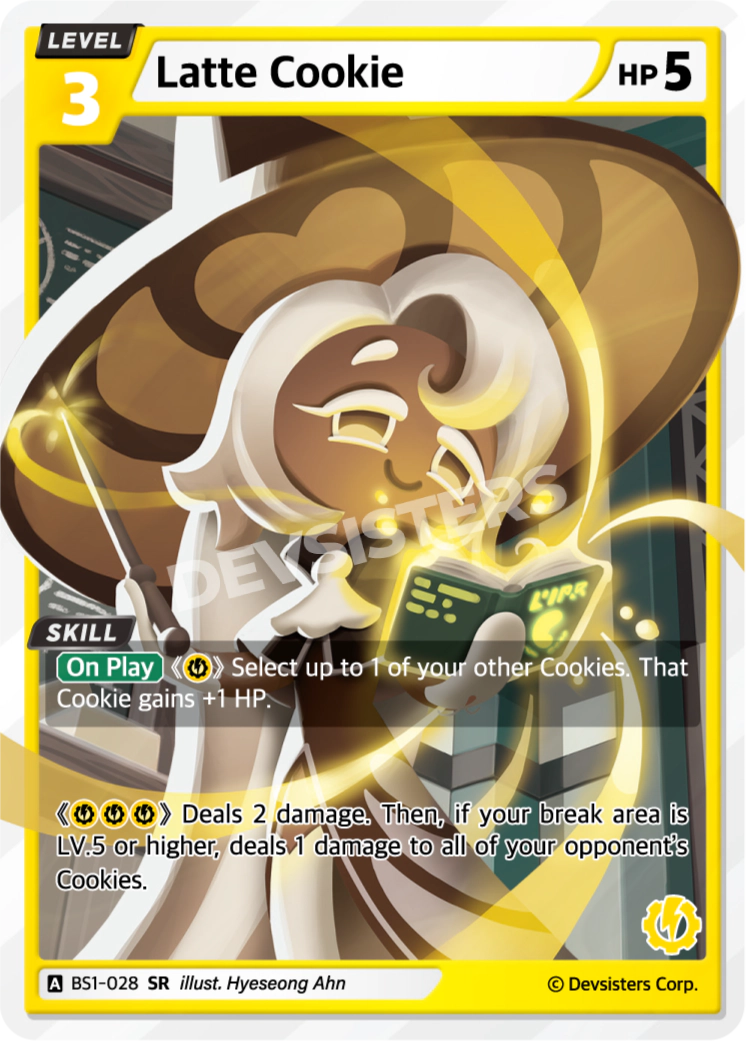 Latte Cookie BS1-028 SR