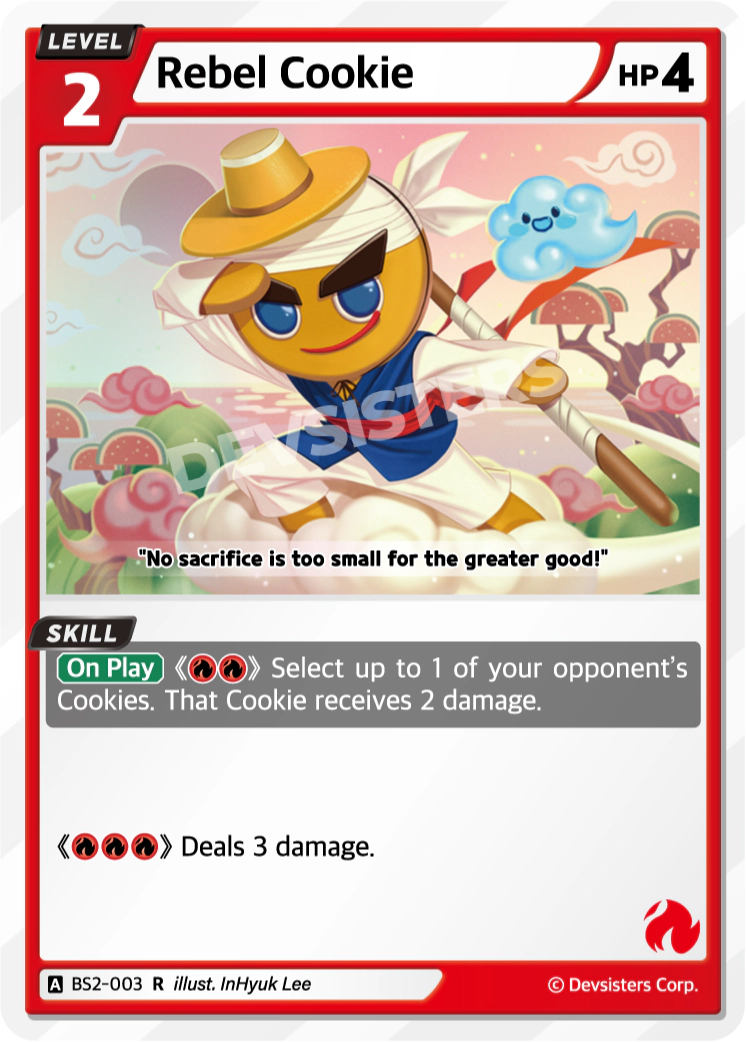 Rebel Cookie BS2-003 Rare