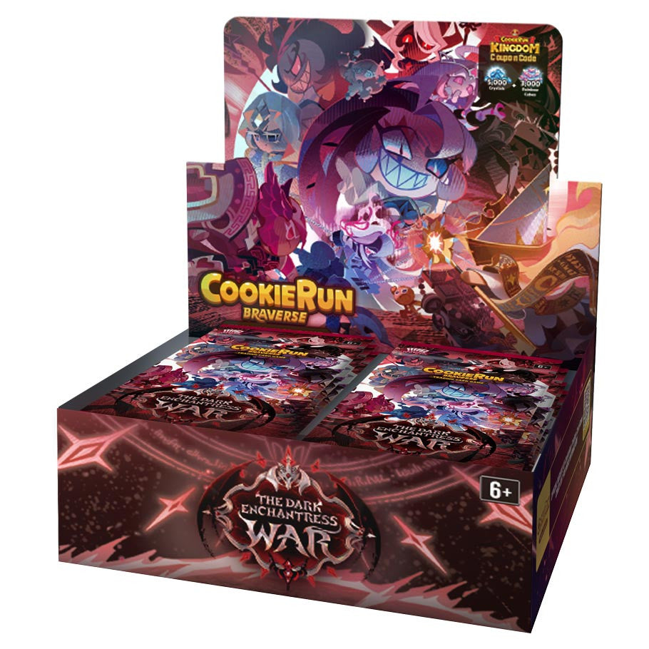 CookieRun TCG Set 5 The Dark Enchantress War Booster Box Sealed Case (8 boxes)