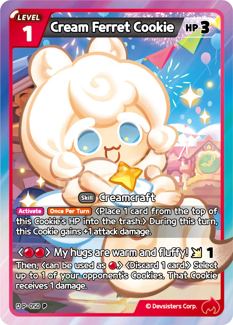 Cream Ferret Cream P-050 PROMO (RED)