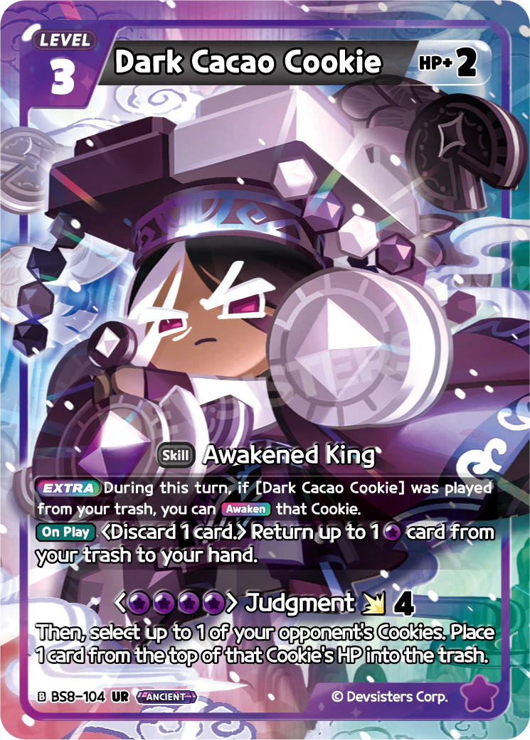 Dark Cacao Cookie BS8-104 ULTRA RARE (PURPLE)