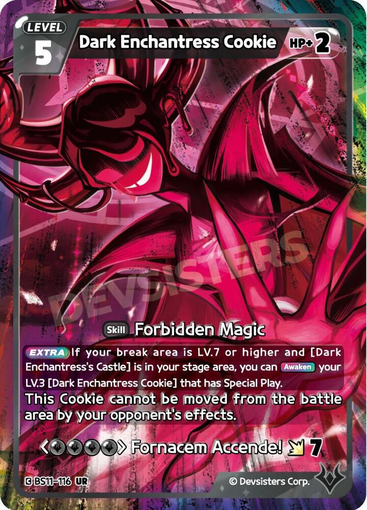 Dark Enchantress Cookie (116) - The Dark Enchantress War (BS10-BS11) Black