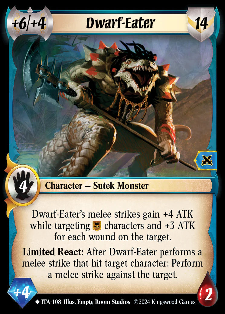 Dwarf-Eater ITA-108 Rare