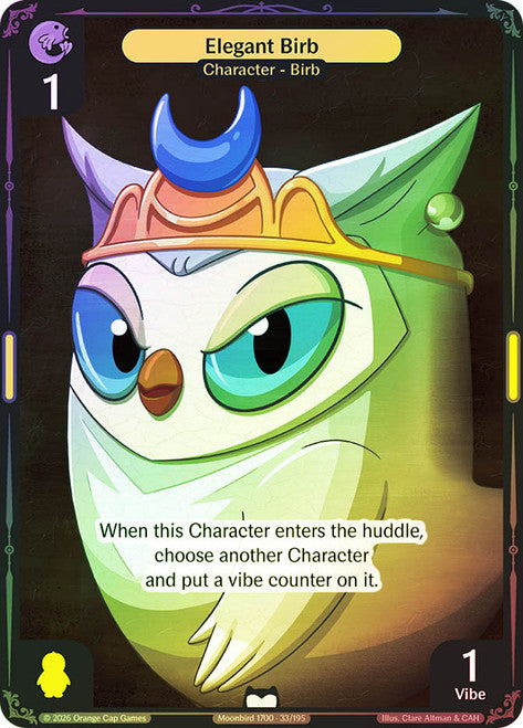 Elegant Birb #033 Common Foil