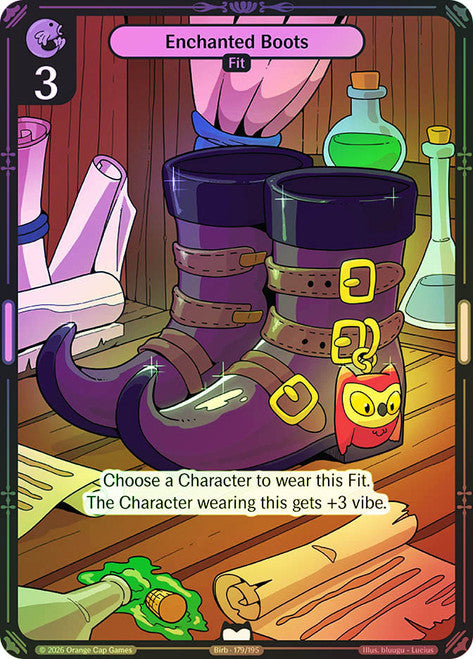 Enchanted Boots #180 Common Foil