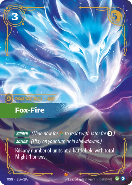 Fox-Fire OGN 256-298 Epic