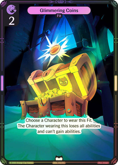 Glimmering Coins #174 Common Foil