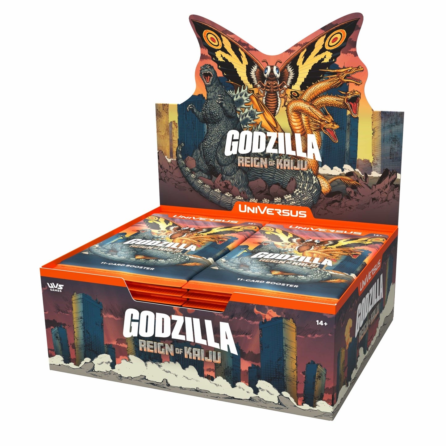 Godzilla: Reign of Kaiju Sealed Case (6 Booster Boxes)