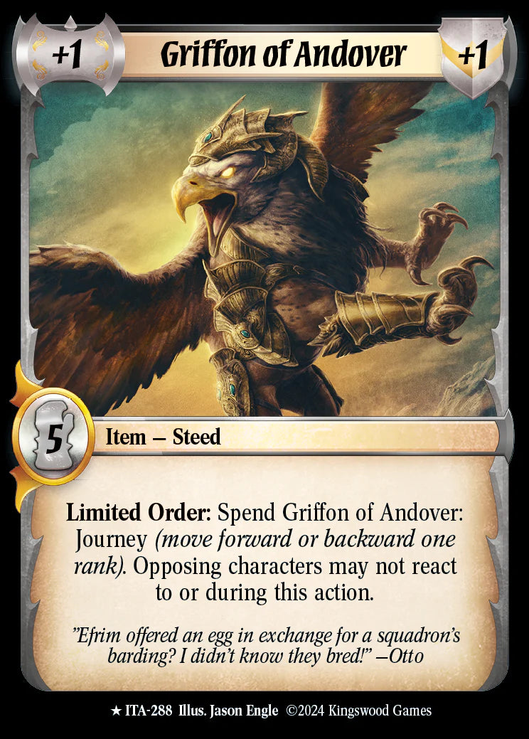 Griffon of Andover ITA-288 Rare Foil
