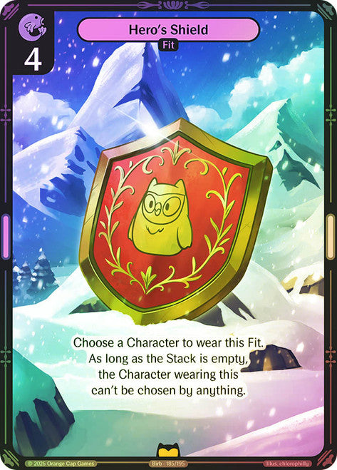 Vibes: Birb & Pengu: Heros Shield #185 Foil