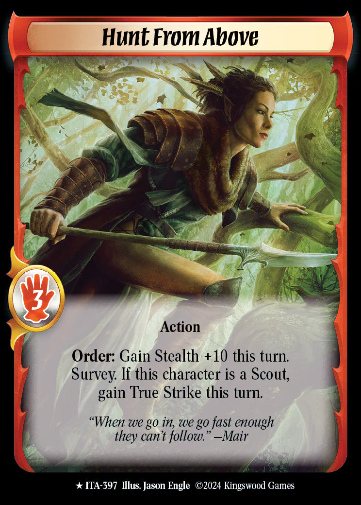 Hunt From Above ITA-397 (Extended Art) Rare