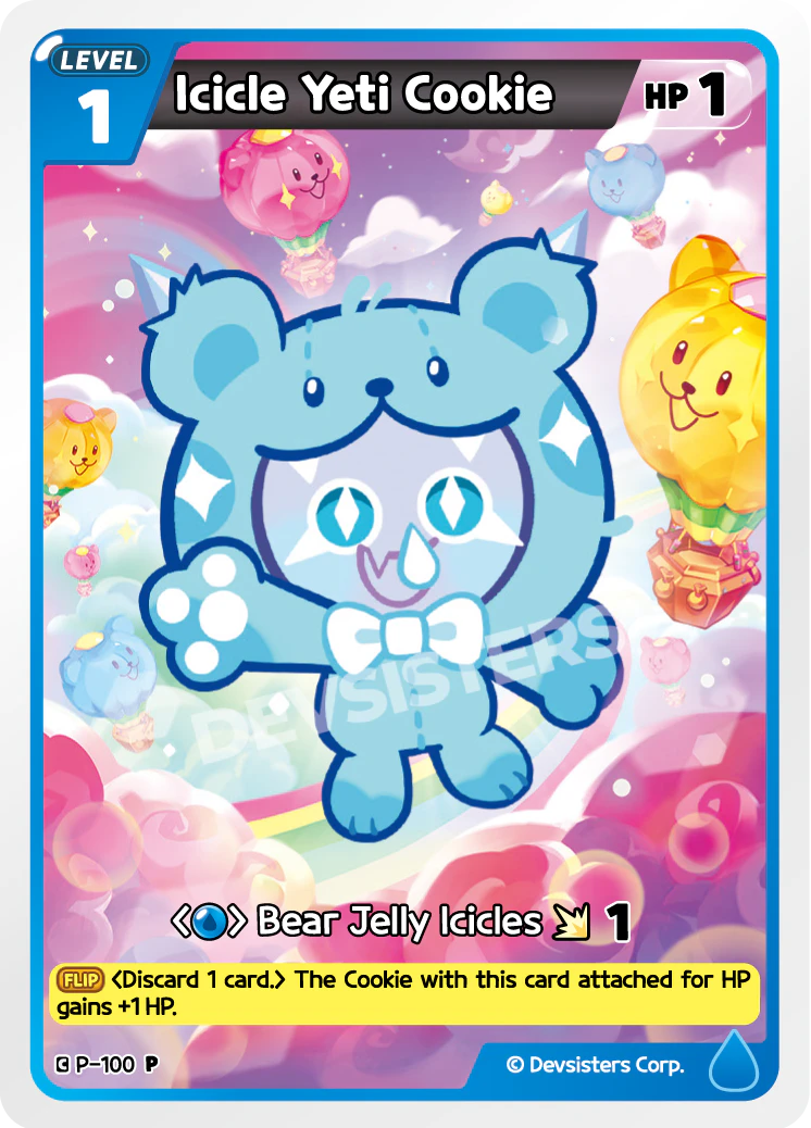 Icicle Yeti Cookie P-100 PROMO (BLUE)