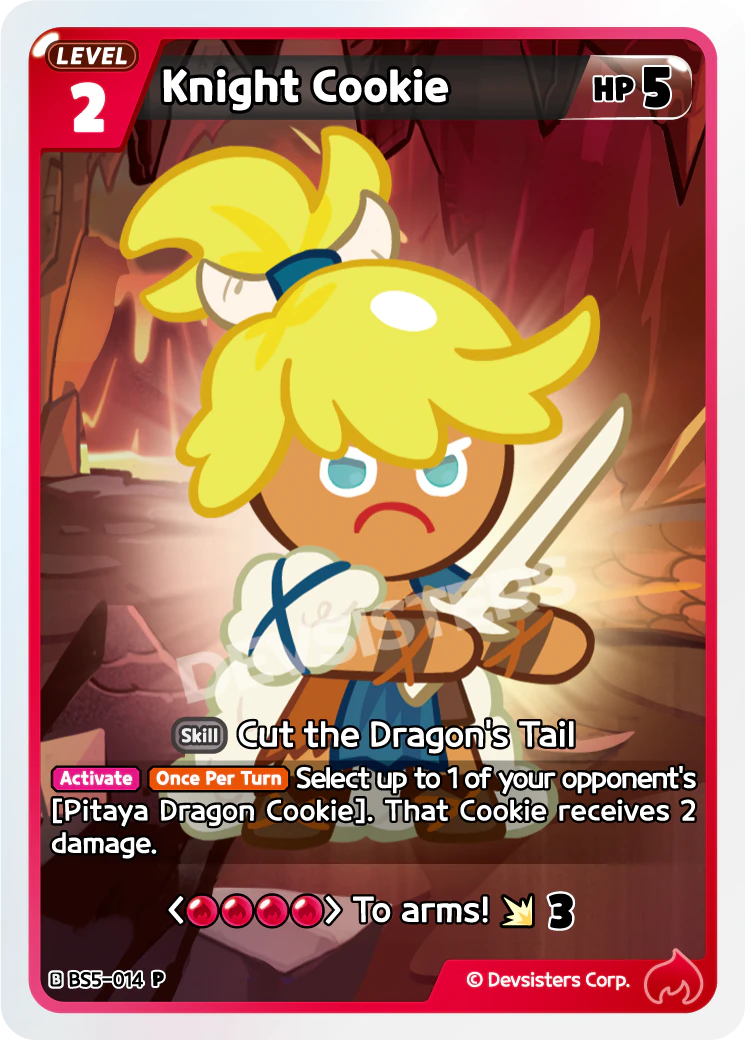 Knight Cookie BS5_014 Red Promo