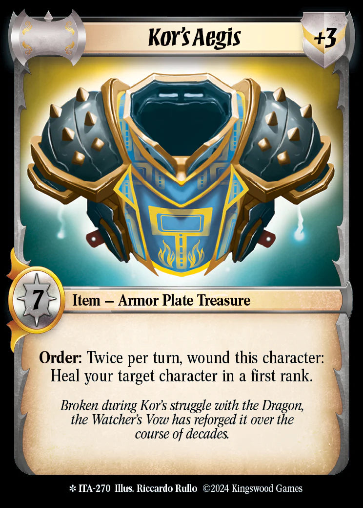 Kor's Aegis ITA-270 Legendary Foil