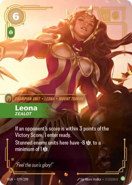 Leona, Zealot OGN 079-298 Epic