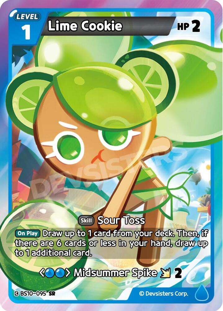 Lime Cookie BS10-095 - The Dark Enchantress War (BS10-BS11) Blue