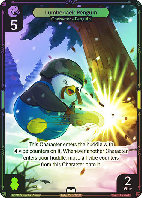 Lumberjack Penguin #078 Common Fish Foil