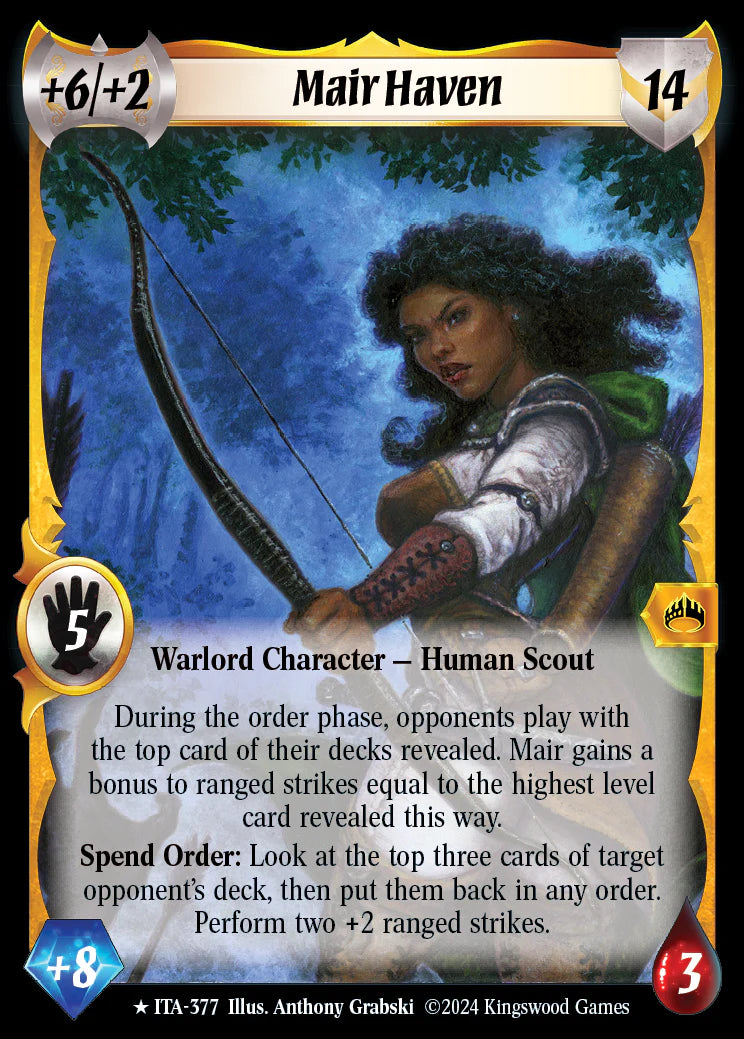 Mair Haven ITA-377 Rare (Extended Art) Foil