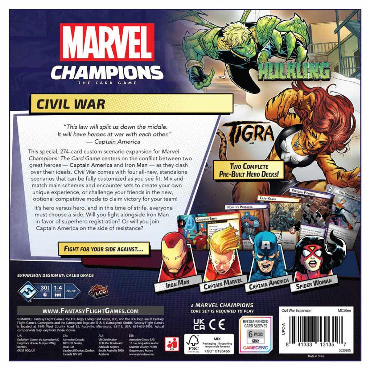 Marvel Champions LCG: Civil War Expansion