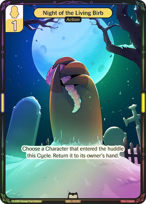 Night of the Living Birb #056 Uncommon Foil
