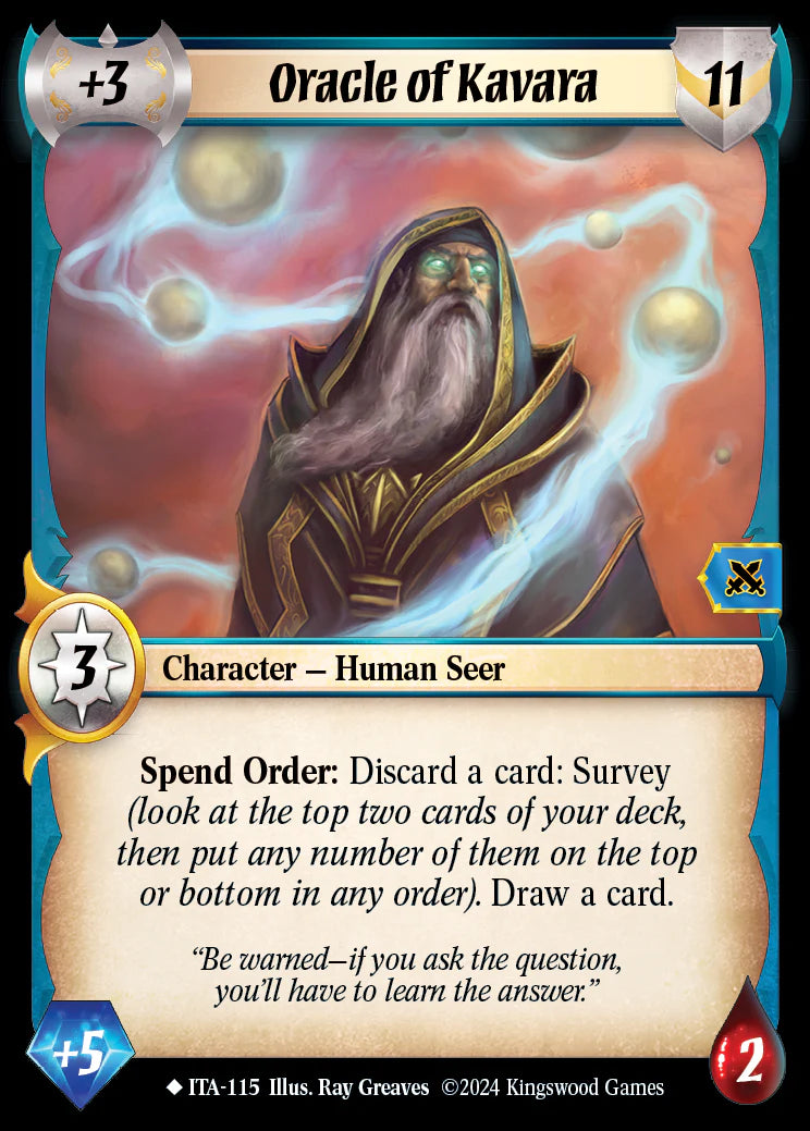 Oracle of Kavara ITA-115 Rare