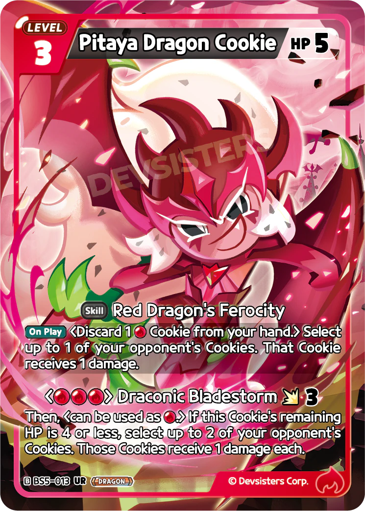 Pitaya Dragon Cookie BS5_013 Red UR