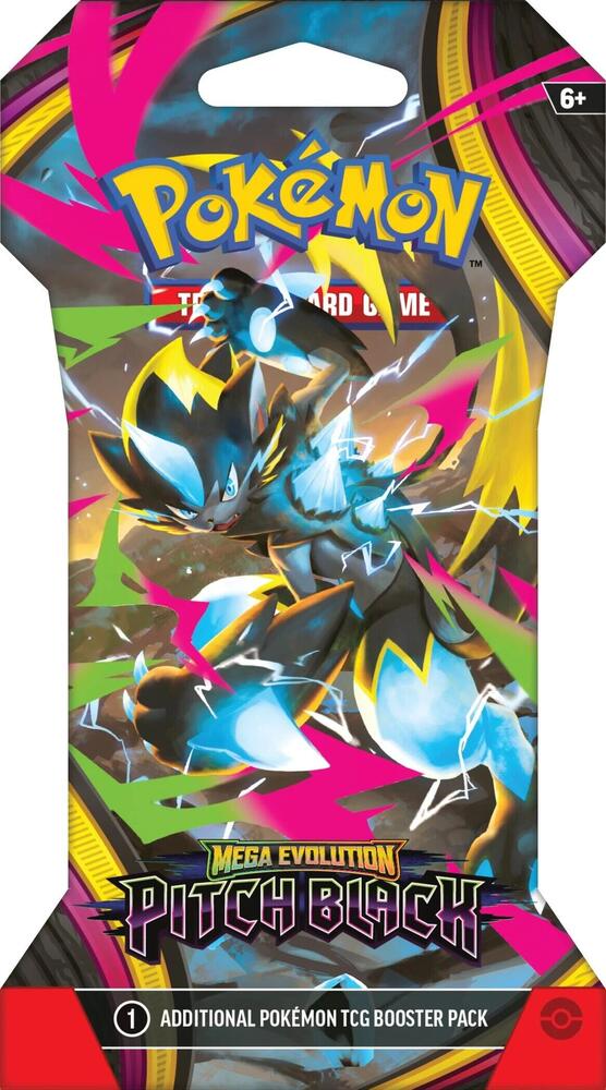 Pokmon TCG Mega Evolution 5 Pitch Black Sleeved Booster (Limit 5 per client)