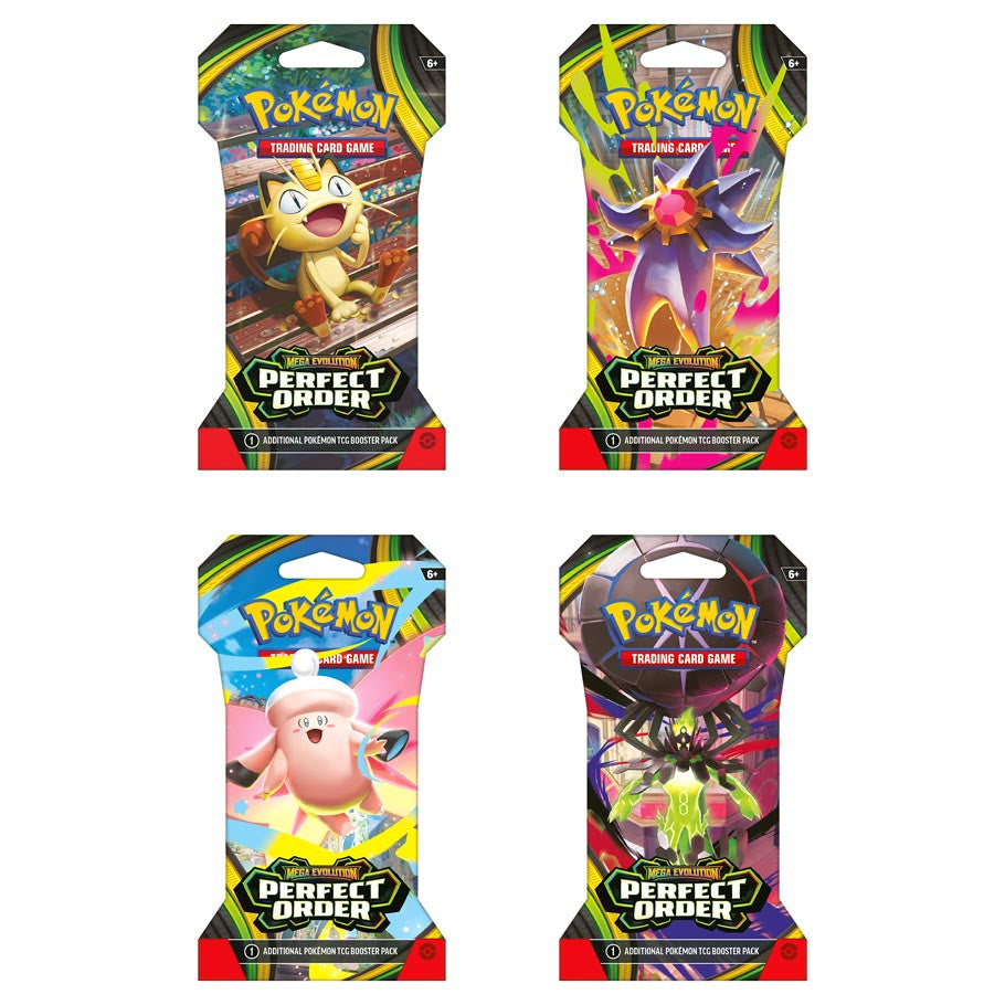 Pokemon TCG: Mega Evolution 3: Perfect Order: Sleeved Booster (Limit 5 per per/household)