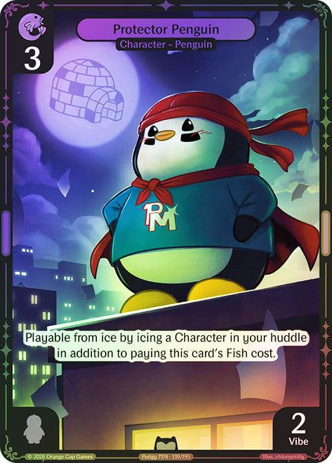 Protector Penguin #139 Uncommon Foil