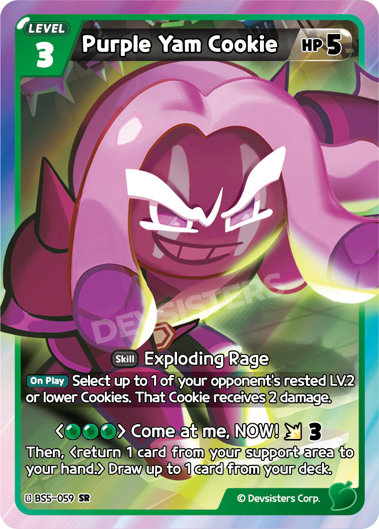 Purple Yam Cookie BS5_059 Green SR
