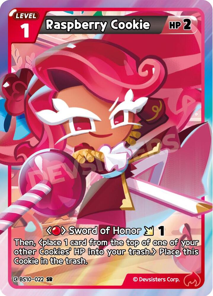Raspberry Cookie BS10-022 - The Dark Enchantress War (BS10-BS11) Red