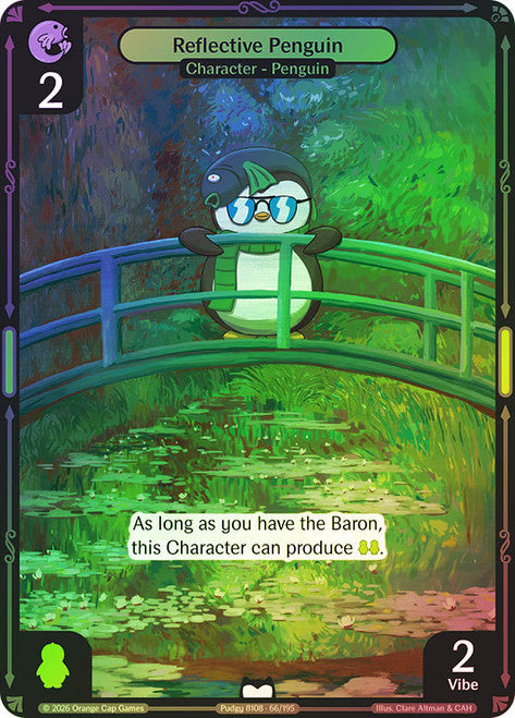 Reflective Penguin #066 Common Fish Foil
