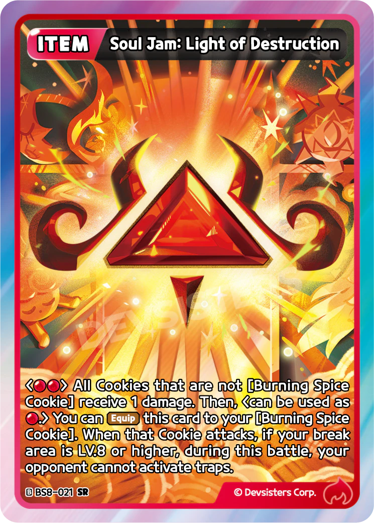 Soul Jam: Light of Destruction BS8-021 SUPER RARE (RED)