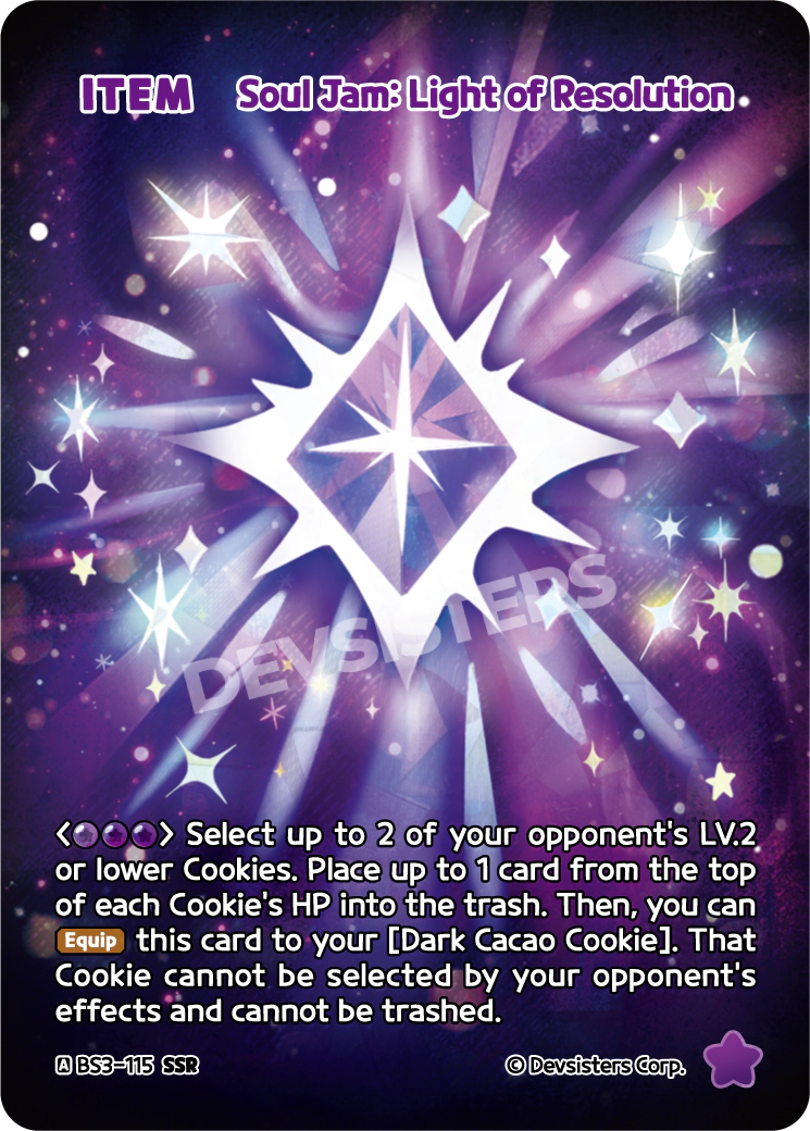 Soul Jam Light of Resolution BS3_115 SSR