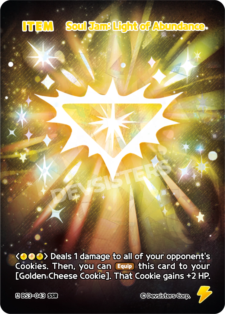 Soul jam Light of Abundance BS3-043 SSR
