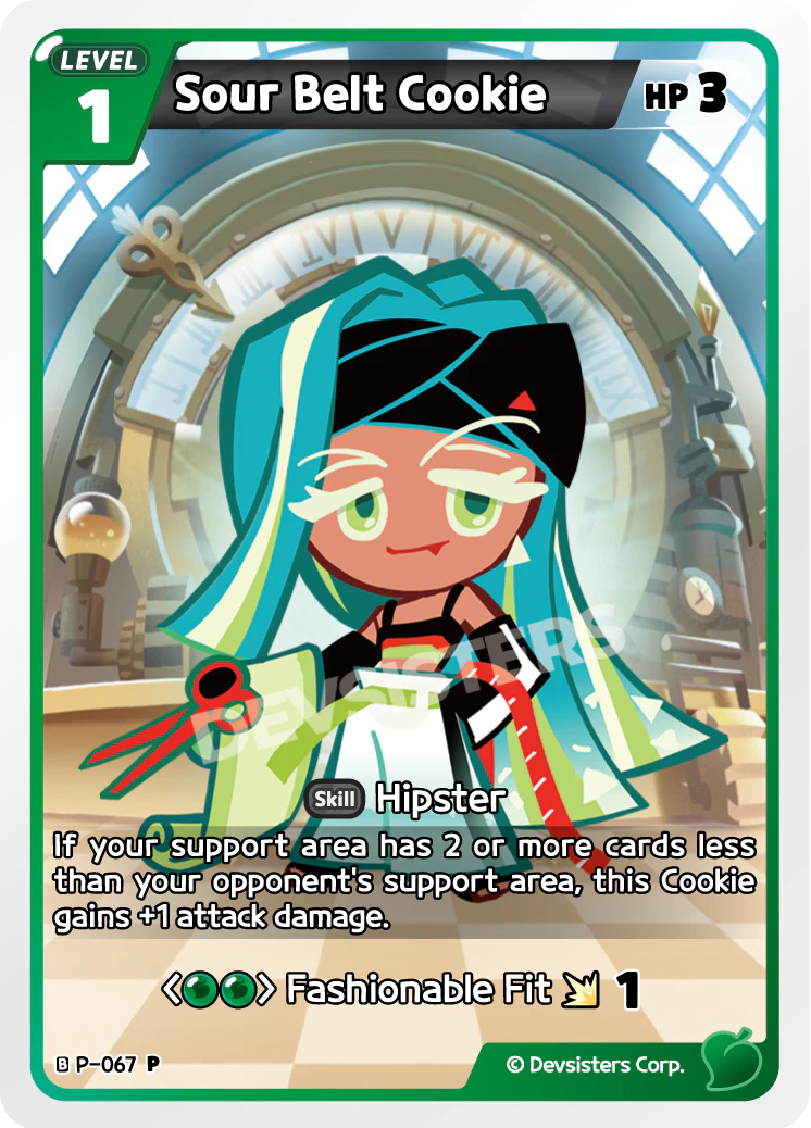 Sour Belt Cookie P_067 Green Promo