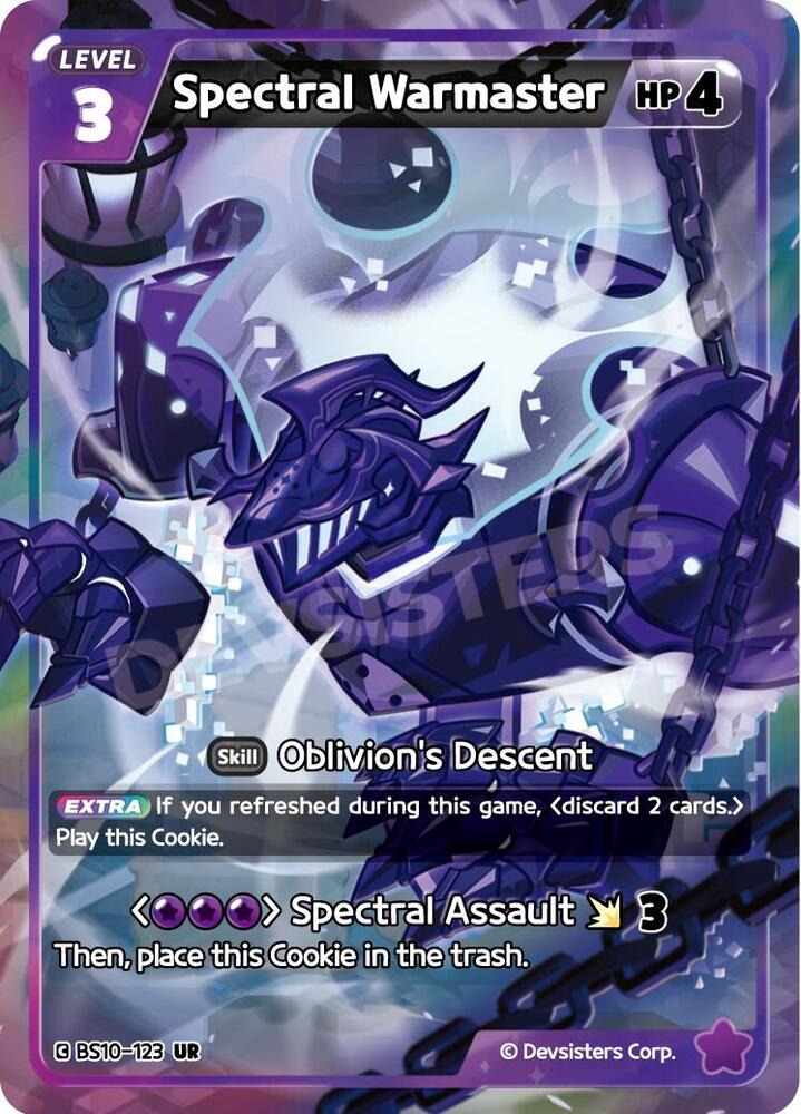 Spectral Warmaster BS10-123- The Dark Enchantress War (BS10-BS11) Purple