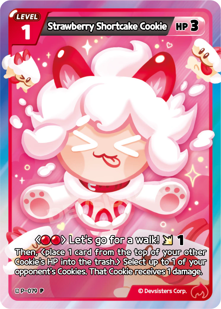 Strawberry Shortcake Cookie P-079 PROMO (RED)
