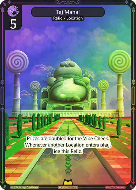 Taj Mahal #192 Rare Foil