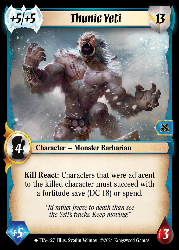 Thunic Yeti ITA-127 Foil