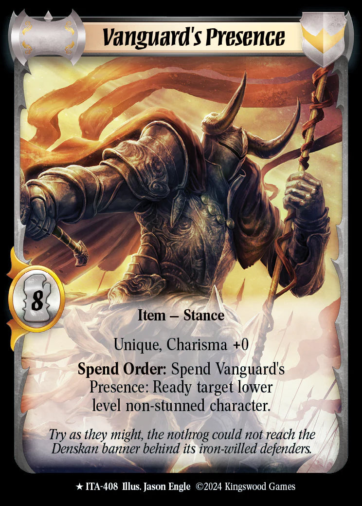 Vanguard's Presence (Extended Art) ITA-408 Rare