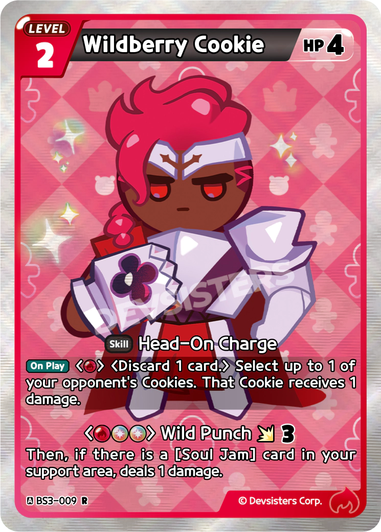 Wildberry Cookie BS3-009 Rare