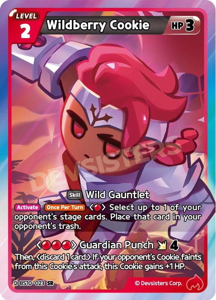 Wildberry Cookie BS10-023 - The Dark Enchantress War (BS10-BS11) Red