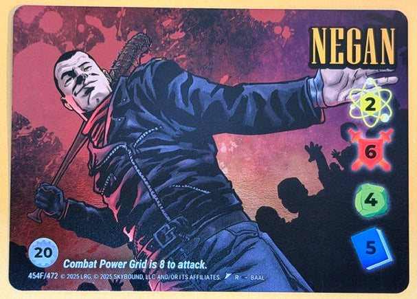 NEGAN 454F/472 Overpower Skybound Invincible/Walking Dead RARE FOIL