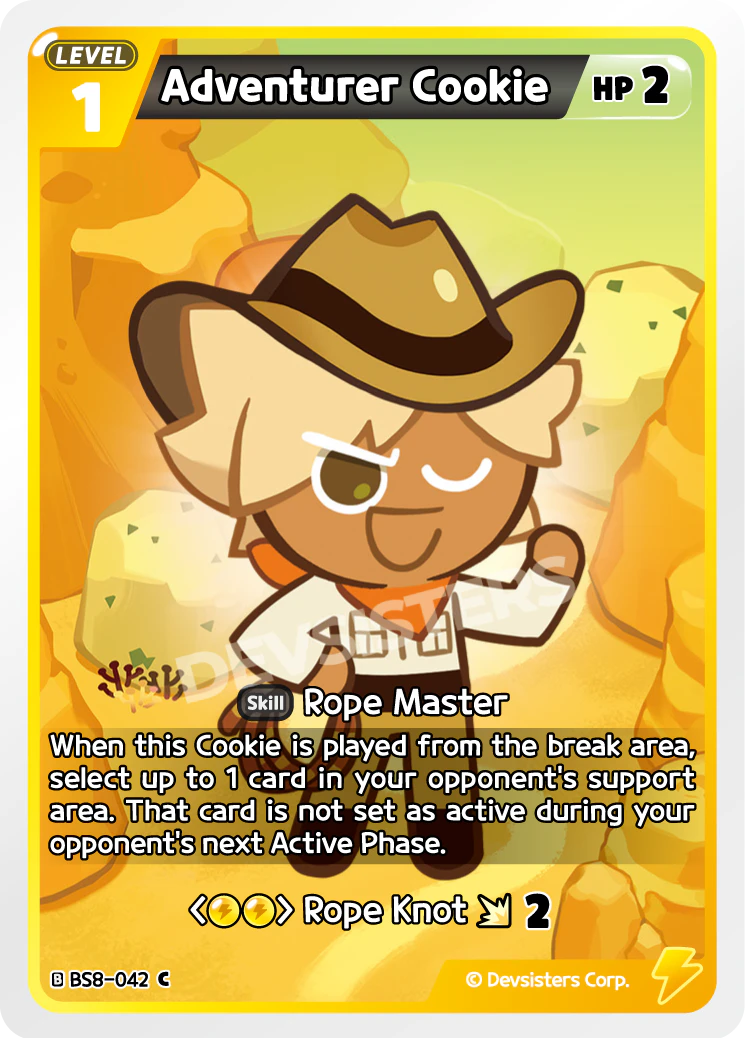 Adventurer Cookie BS8-042 COMMON