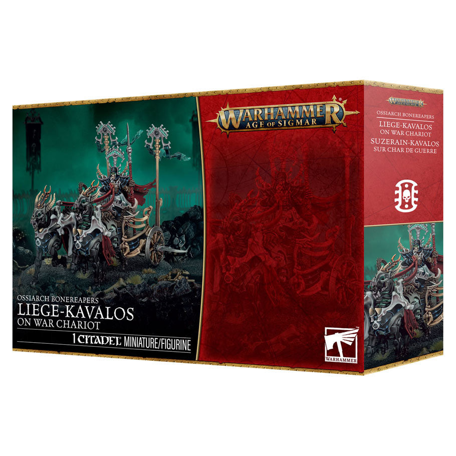 Age of Sigmar: Ossiarch Bonereapers: Liege-Kavalos on War Chariot