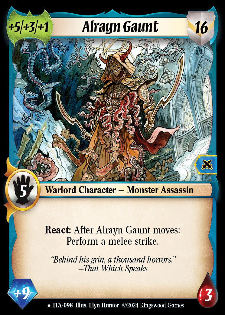 Alrayn Gaunt ITA-098 Rare